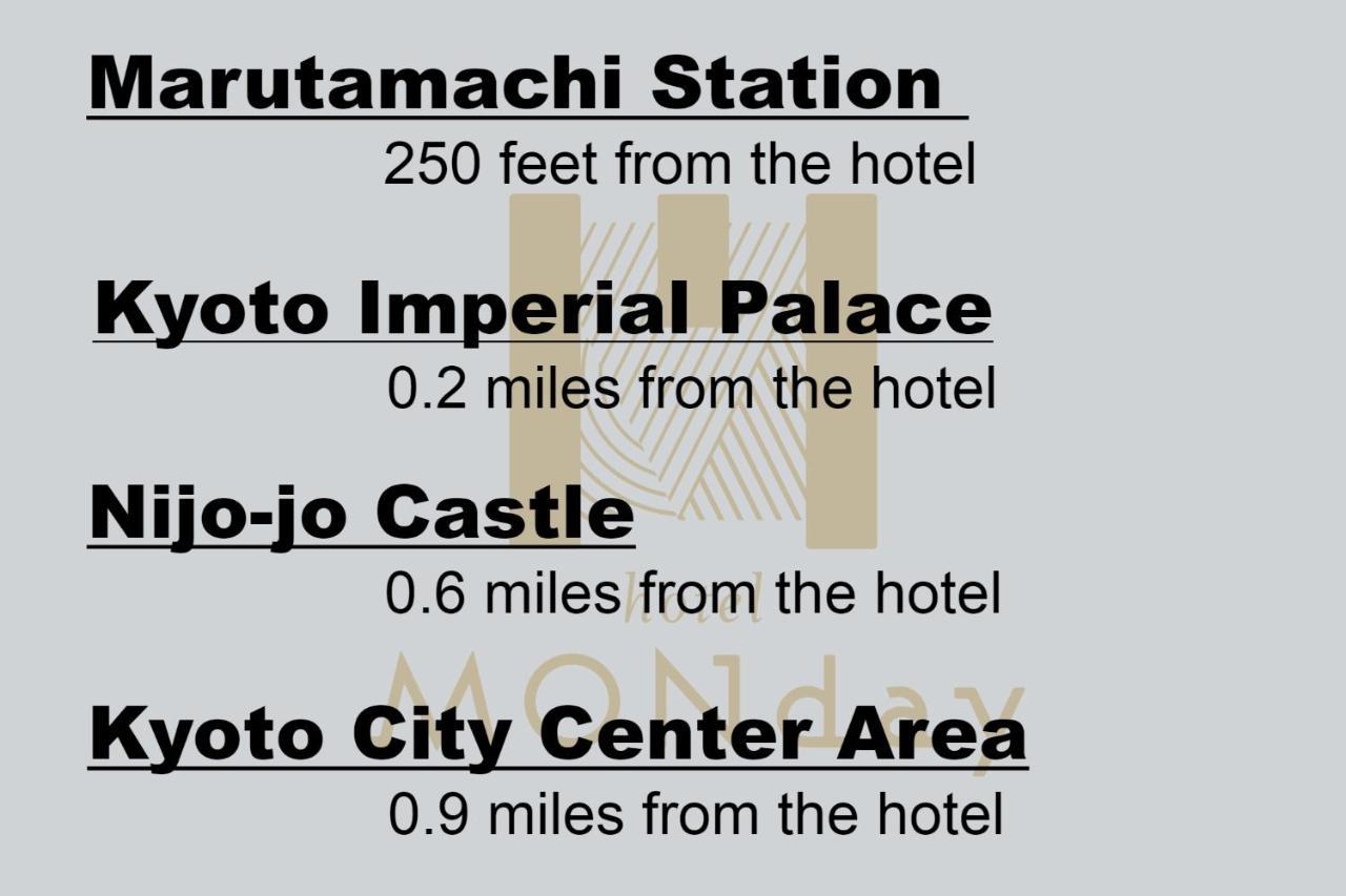 Hotel Monday Kyoto Marutamachi Dış mekan fotoğraf